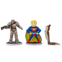 Fallout Mini Figures 2-Pack Set C T-60 e Vault Boy Power Pvc