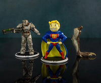 Fallout Mini Figures 2-Pack Set C T-60 e Vault Boy Power Pvc