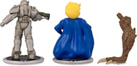 Fallout Mini Figures 2-Pack Set C T-60 e Vault Boy Power Pvc