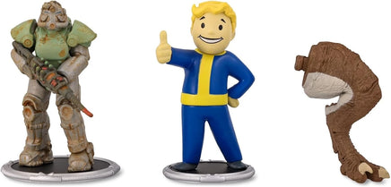 Fallout Mini Figures 2-Pack Set F Raider e Vault Boy (Strong) Pvc