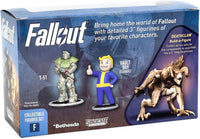 Fallout Mini Figures 2-Pack Set F Raider e Vault Boy (Strong) Pvc