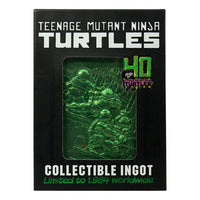 Lingotto in Metallo Teenage Mutant Ninja Turtles 40° Anniversario