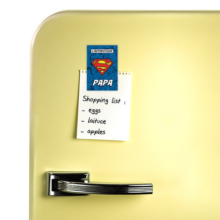 Magnete Calamita Frigo Superman Super Papà L'Authentique Dad