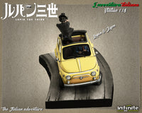Modellino Fiat 500 Lupin 3rd L'avventura Italiana 1/18