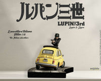 Modellino Fiat 500 Lupin 3rd L'avventura Italiana 1/18