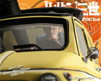 Modellino Fiat 500 Lupin 3rd L'avventura Italiana 1/18