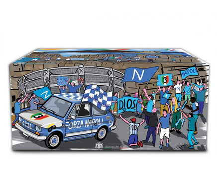 Modellino Fiat 126 Forza Napoli Scudetto 1/18