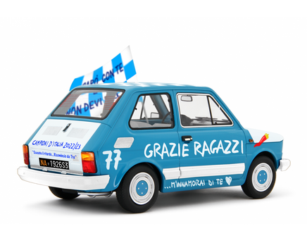 Modellino Fiat 126 Forza Napoli Scudetto 1/18