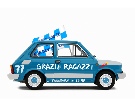 Modellino Fiat 126 Forza Napoli Scudetto 1/18
