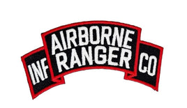 Patch scritta Airborne Ranger U.S. Army