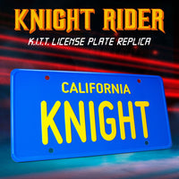 Replica Targa License Plate Supercar Kitt Knight Rider