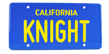 Replica Targa License Plate Supercar Kitt Knight Rider