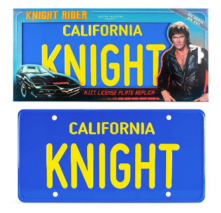 Replica Targa License Plate Supercar Kitt Knight Rider