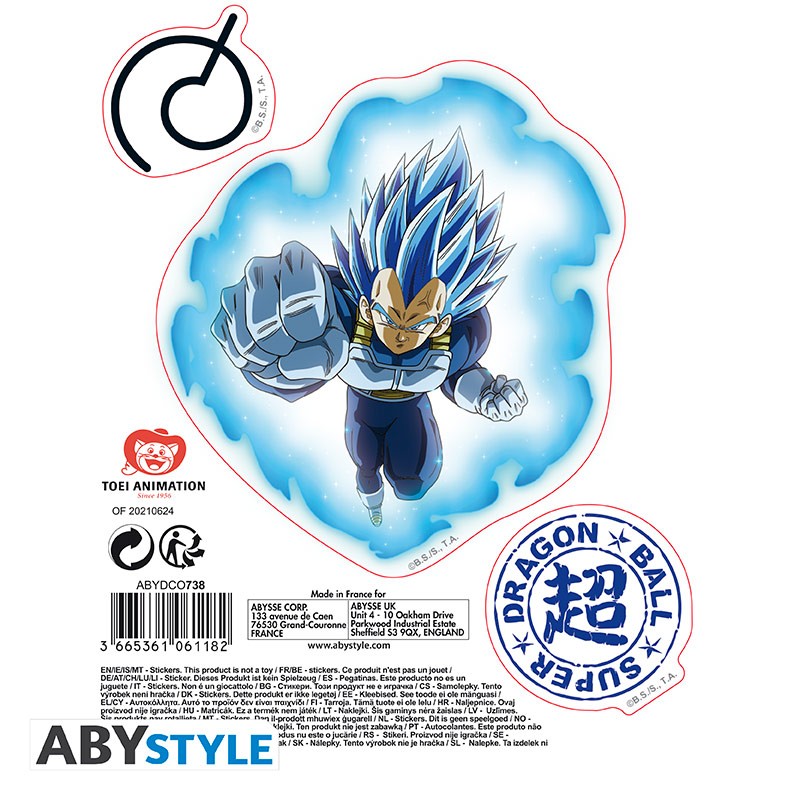 YouU 23 Pezzi – 3 Paia Orecchini Dragon Ball E 20 Adesivi Anime – Gioielli Cosplay Son Goku Per Uomo E Donna