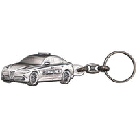 Portachiavi in metallo smaltato Gazzella Carabinieri Alfa Romeo