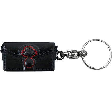 Portachiavi in metallo smaltato Carabinieri Giberne