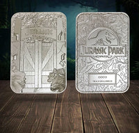 Lingotto in metallo ingresso parco Jurassic Park Limited Edition
