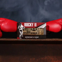 Replica ticket 45th Anniversary Rocky II match Rocky Balboa vs Apollo Creed ticket