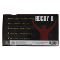 Replica ticket 45th Anniversary Rocky II match Rocky Balboa vs Apollo Creed ticket