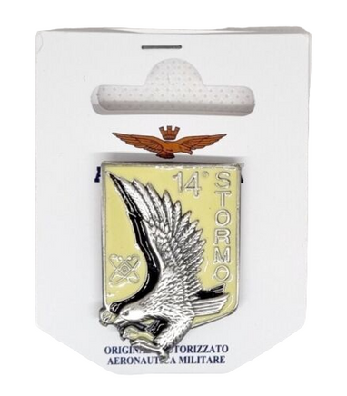 Spilla in metallo smaltato 14° Stormo Aeronautica Militare