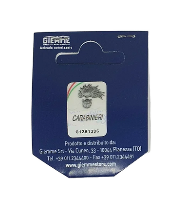 Spilla pulce in metallo smaltato reparto Carabinieri a cavallo