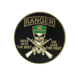 Spilla in metallo smaltato Ranger U.S. Army
