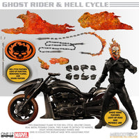 Action Figure Mezco Ghost Rider & Hell Cycle