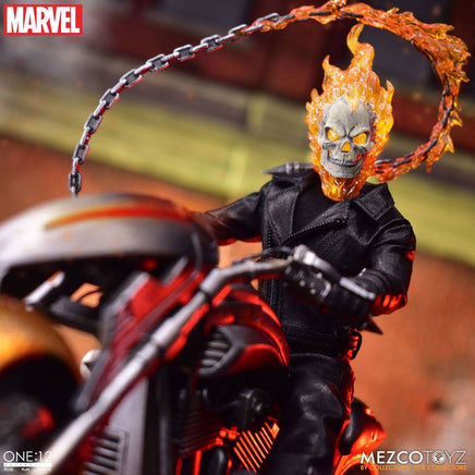 Action Figure Mezco Ghost Rider & Hell Cycle