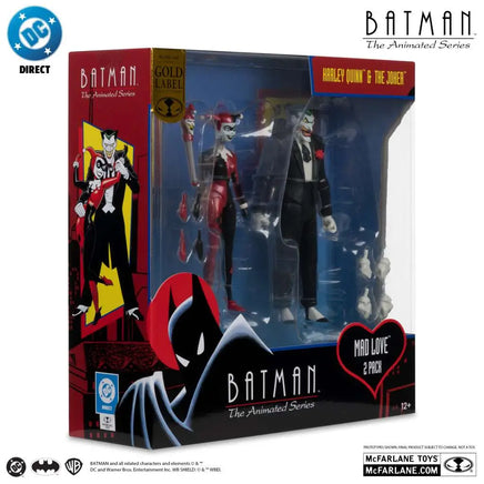 Action Figure Dc Direct Batman Animated Comic Harley e Joker Mad Love McFarlane