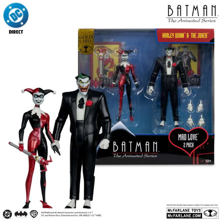 Action Figure Dc Direct Batman Animated Comic Harley e Joker Mad Love McFarlane