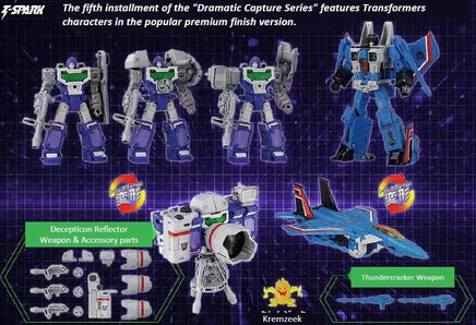 Set 4 Action Figure Thundercracker Transformers Dramatic Capture Decepticon