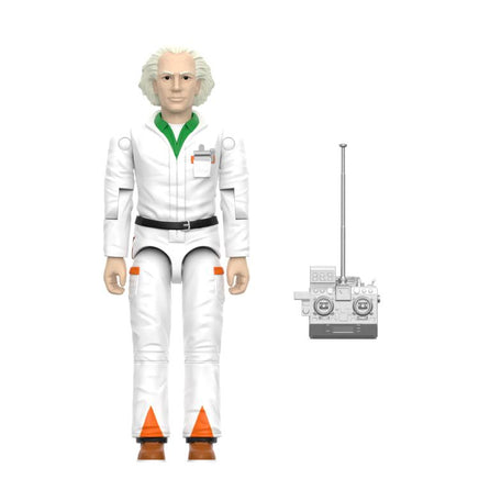 Action Figure Back To The Future Wave 1 Doc Brown '85 Reaction+ Super 7 10 cm