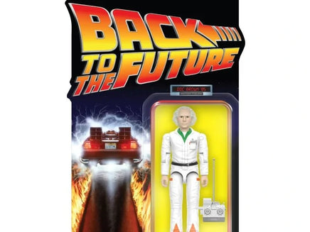 Action Figure Back To The Future Wave 1 Doc Brown '85 Reaction+ Super 7 10 cm