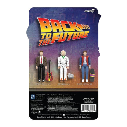 Action Figure Back To The Future Wave 1 Doc Brown '85 Reaction+ Super 7 10 cm