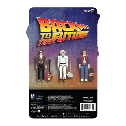 Action Figure Back To The Future Wave 1 Marty Mcfly '55 Reaction+ Super 7 10 cm