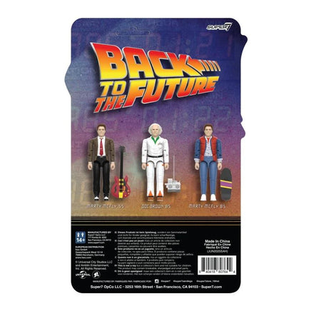 Action Figure Back To The Future Wave 1 Marty Mcfly '85 Reaction+ Super 7 10 cm