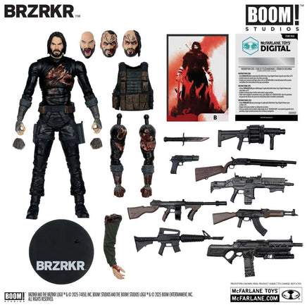 Action Figure Brzrkr B Fumetto Boom Keanu Reeves McFarlane Toys