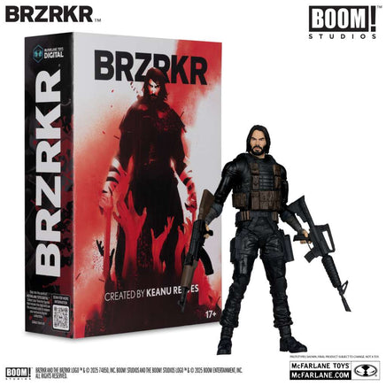 Action Figure Brzrkr B Fumetto Boom Keanu Reeves McFarlane Toys