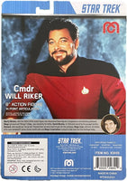 Action Figure Comandante Will Riker Star Trek Mego Vintage 20 cm