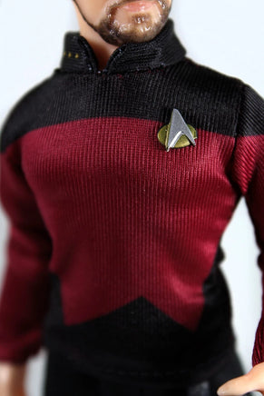 Action Figure Comandante Will Riker Star Trek Mego Vintage 20 cm