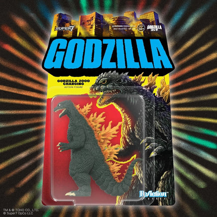 Action Figure Godzilla 2000 in Caricamento Raggio Atomico Toho ReAction Super7