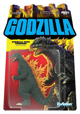 Action Figure Godzilla 2000 in Caricamento Raggio Atomico Toho ReAction Super7
