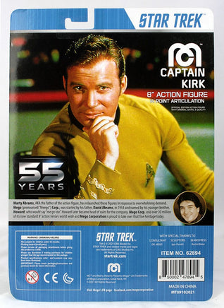 Action Figure Capitano Kirk Star Trek Mego Vintage 20 cm