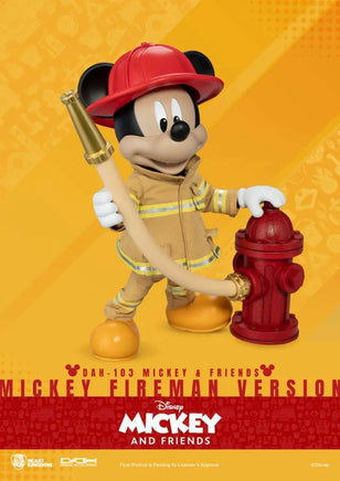 Action Figure Topolino Pompiere Mickey e Friends Donald Duck Fireman Version DAH