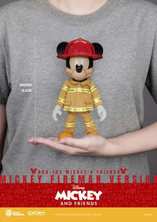 Action Figure Topolino Pompiere Mickey e Friends Donald Duck Fireman Version DAH