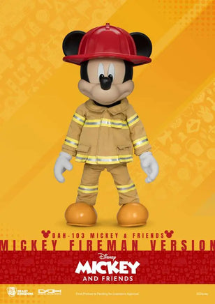 Action Figure Topolino Pompiere Mickey e Friends Donald Duck Fireman Version DAH