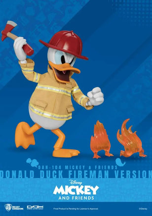 Action Figure Paperino Pompiere Mickey e Friends Donald Duck Fireman Version DAH
