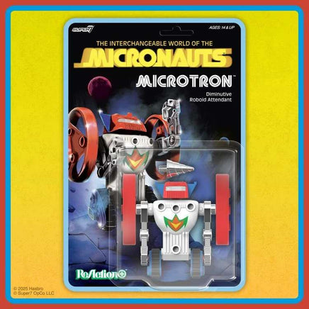 Action Figure Micronauts W02 Microtron Reaction+ Super 7 10 cm