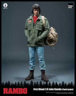Action Figure Rambo First Blood John Rambo Field Jacket 1/6 Stallone Threezero