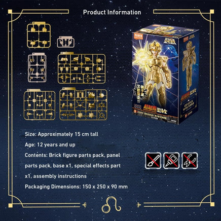 Action Figure Saint Seiya Leo Aiolia Champion Class Model Kit Cavaliere d'Oro
